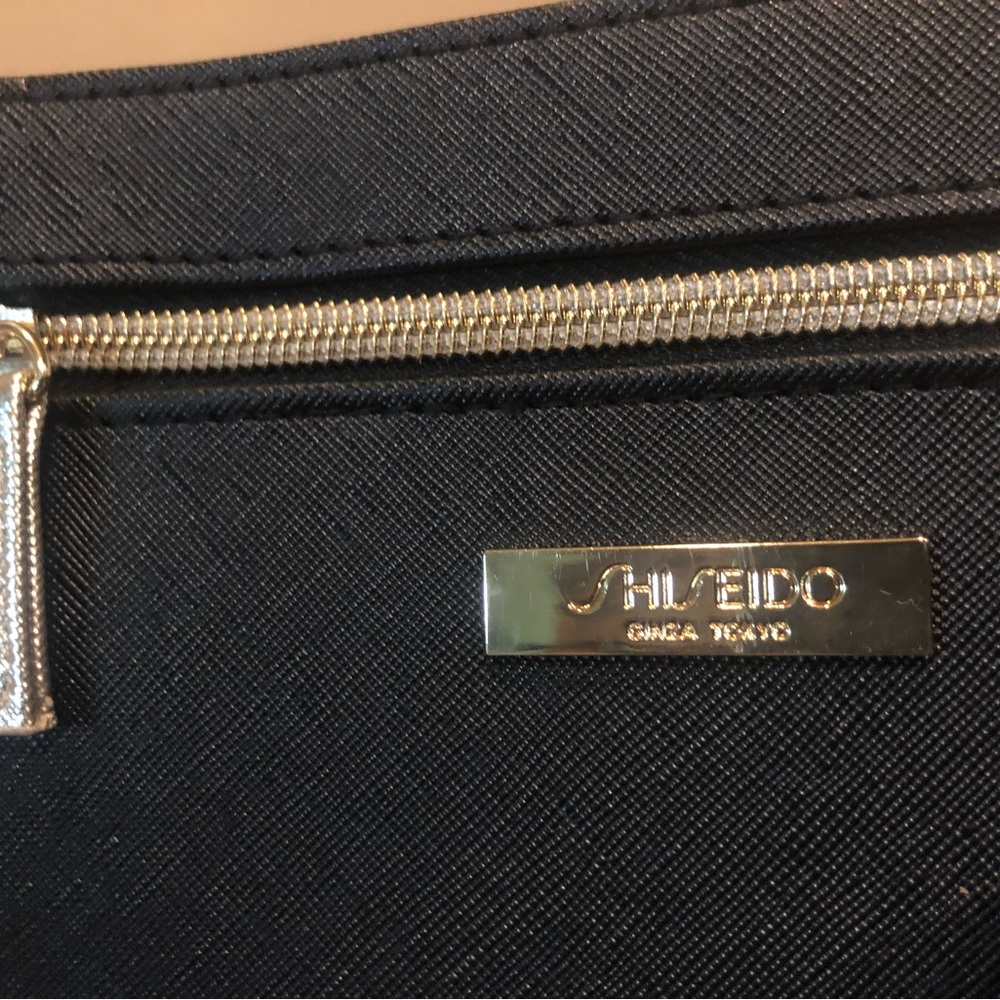 Shiseido black evening clutch
